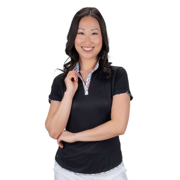 Lopez Women’s Ringer Short Sleeve Polo