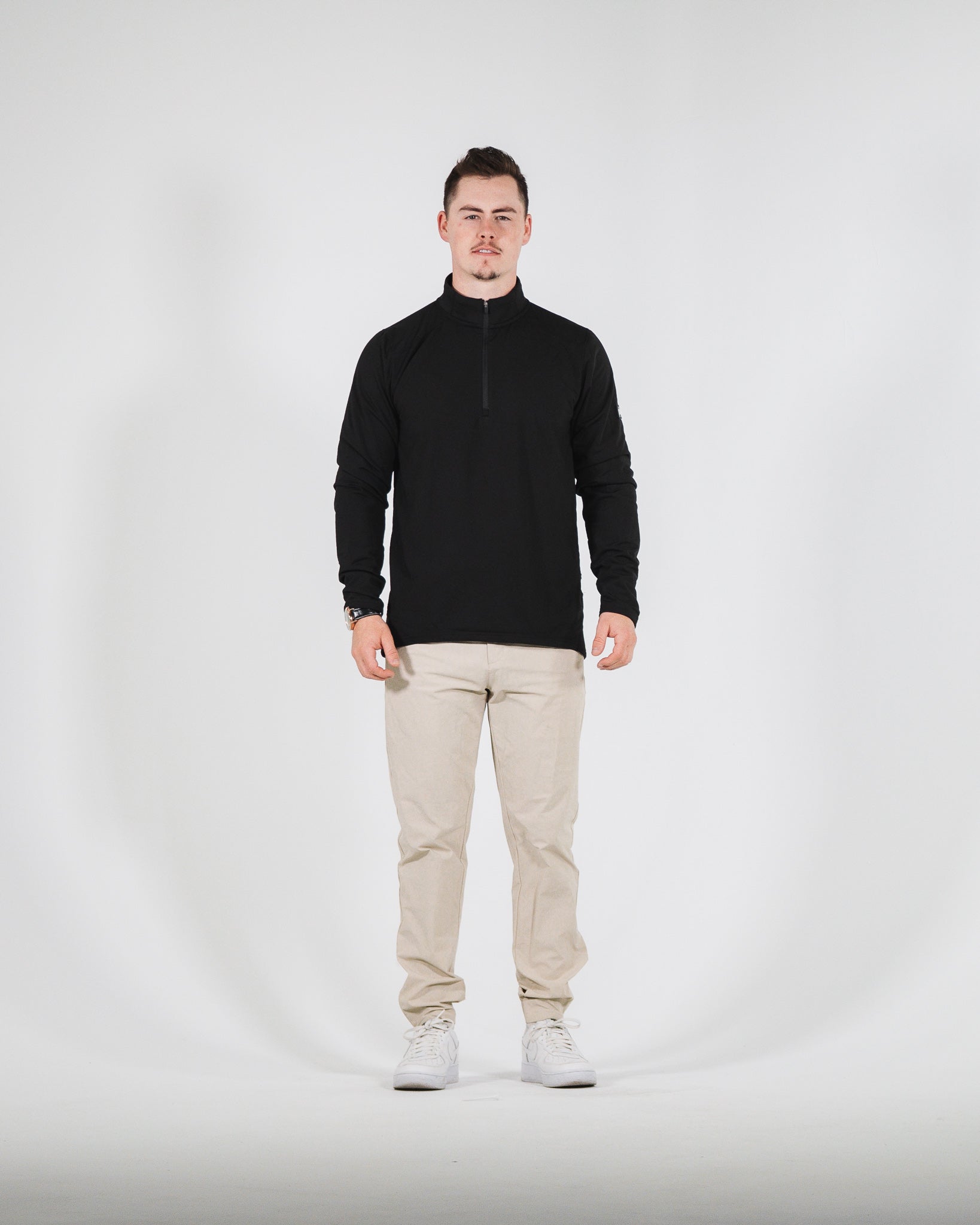 Core Quarter Zip - Black