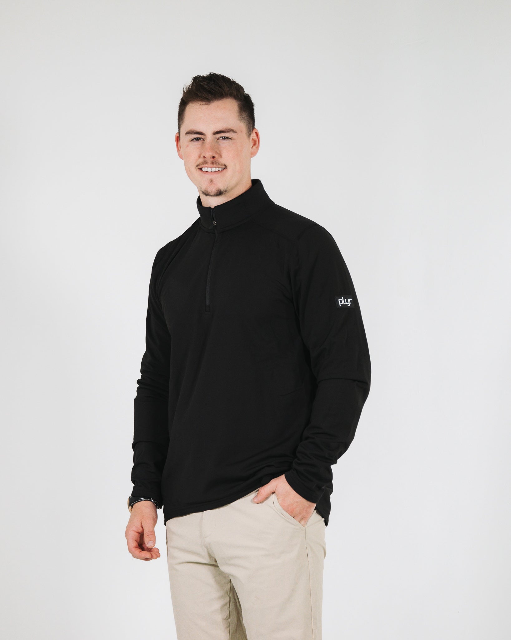 Core Quarter Zip - Black