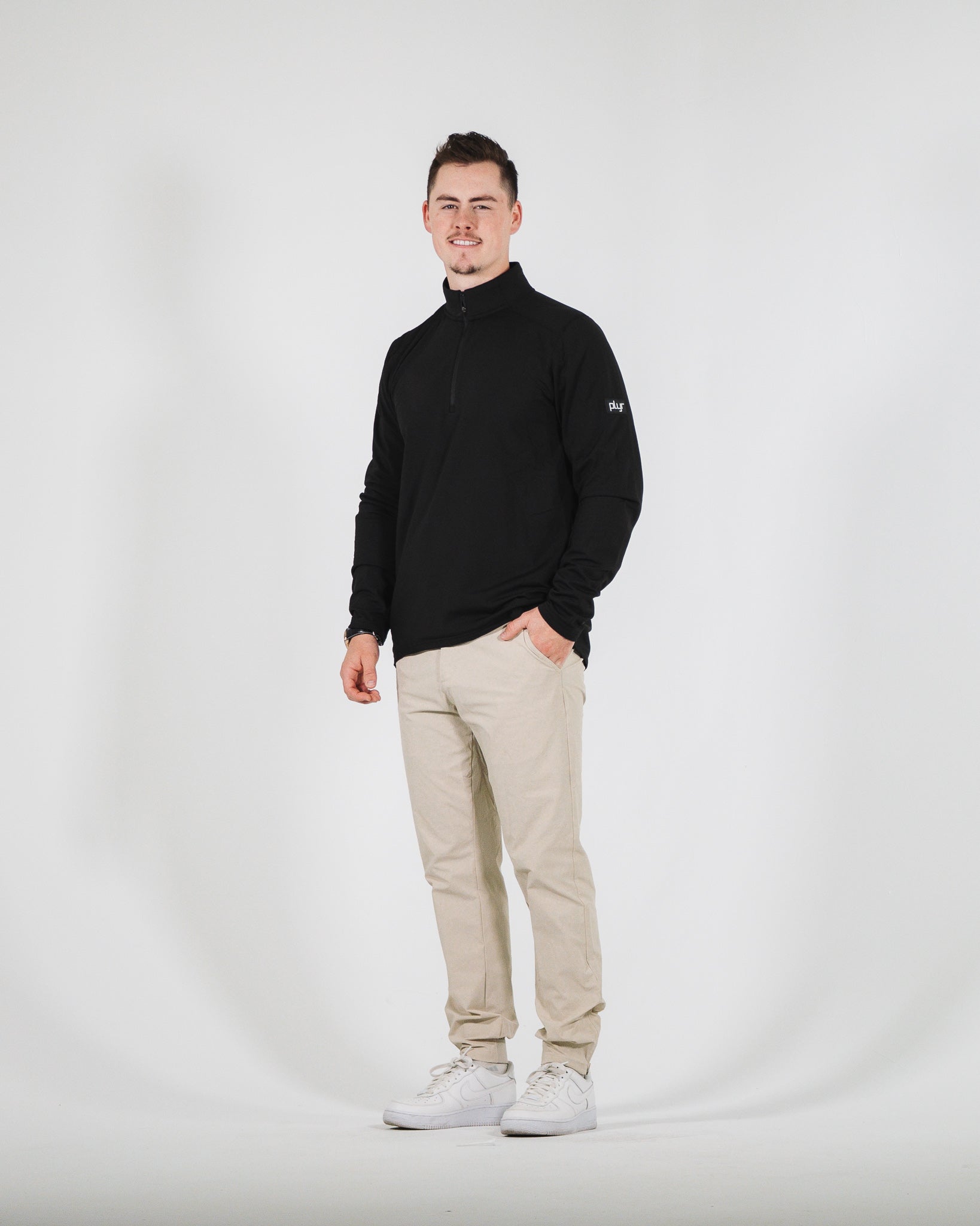 Core Quarter Zip - Black