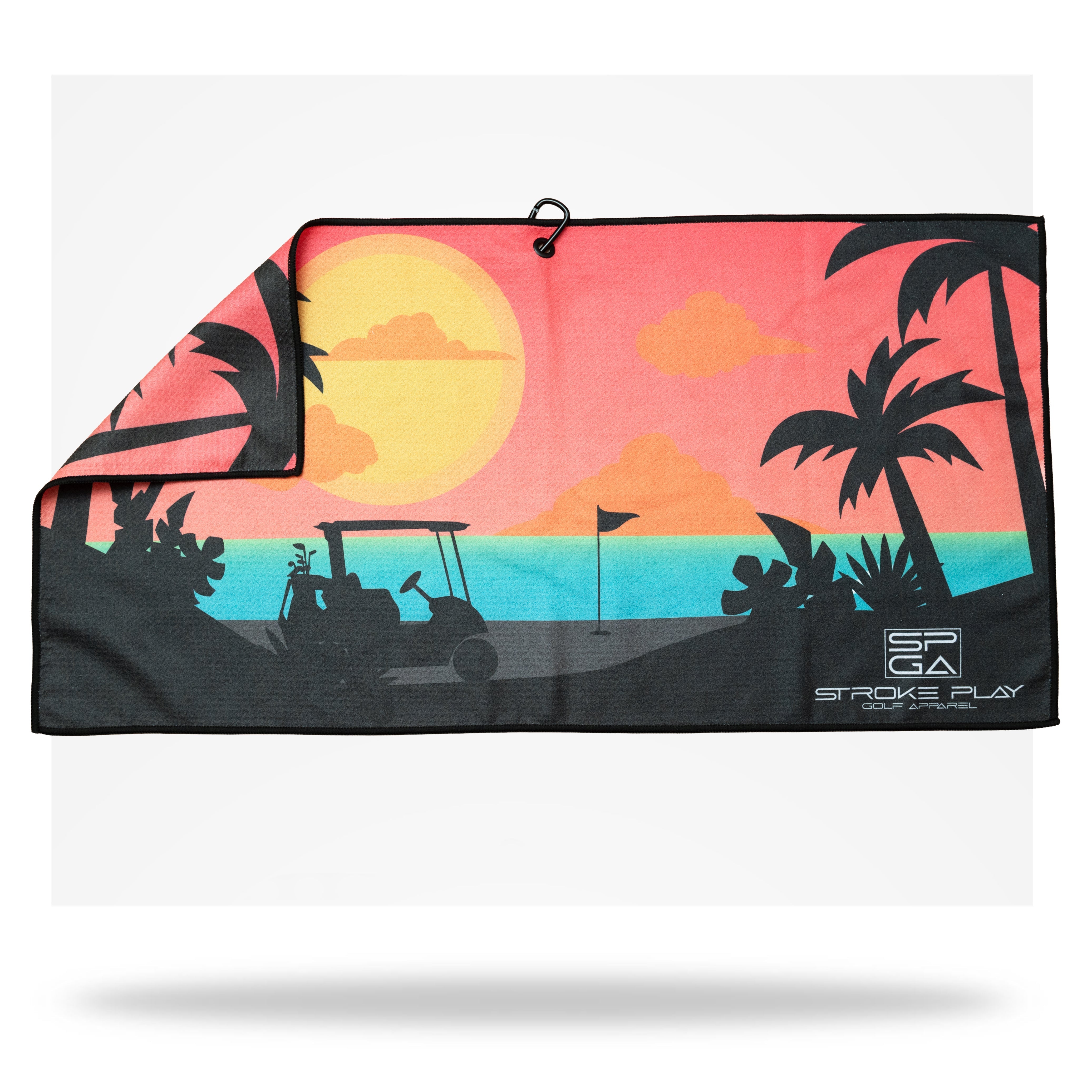 Ocean Sunset Golf Towel
