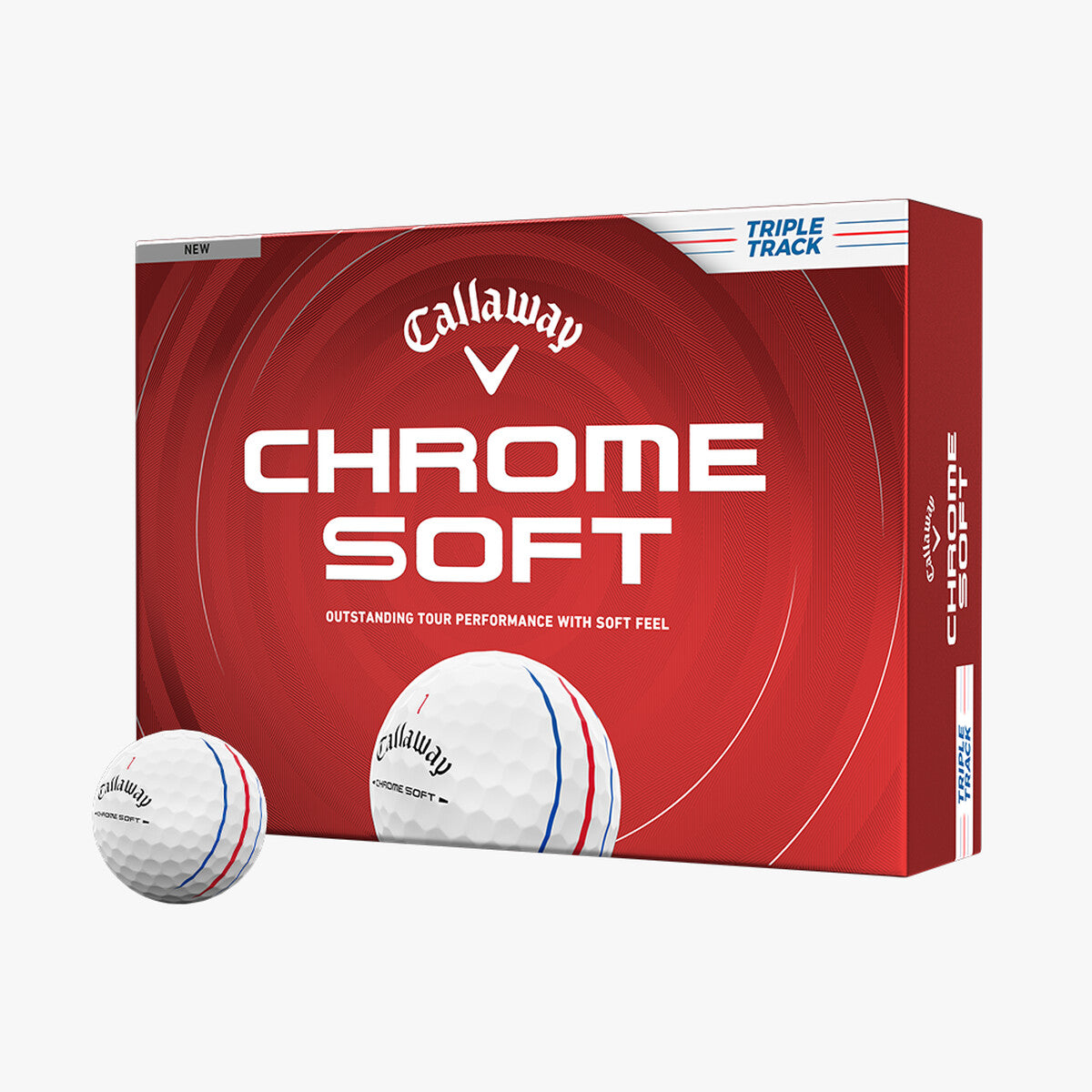 Callaway Chrome Soft Triple Track Golf Ball 26'