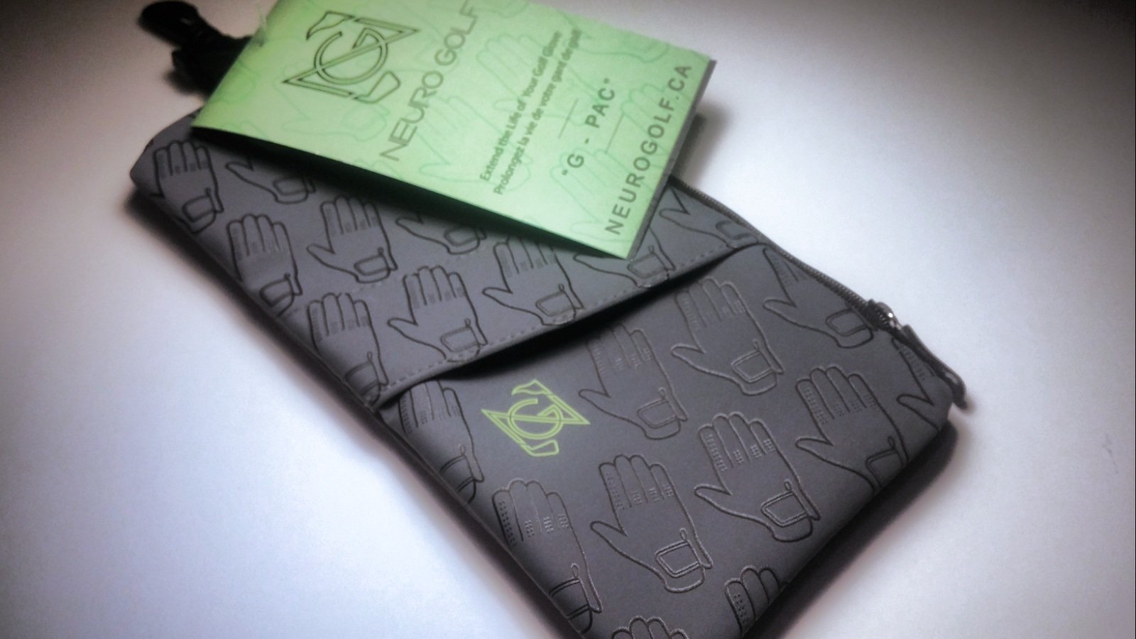 G-Pac Golf Glove Holder Pacific Golf Warehouse Neuro Golf Canadian Made, G-Pac, Golf Glove, Golf Glove Carrier