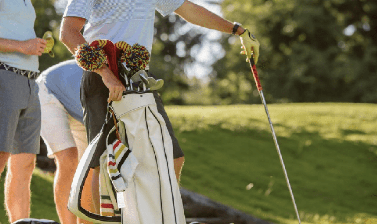 JONES ORIGINAL - SPECIAL EDITION - STRIPESHOW - WHT/WHT Pacific Golf Warehouse Jones Golf __label: NEW, Carry Bag, Golf Bag, Jones