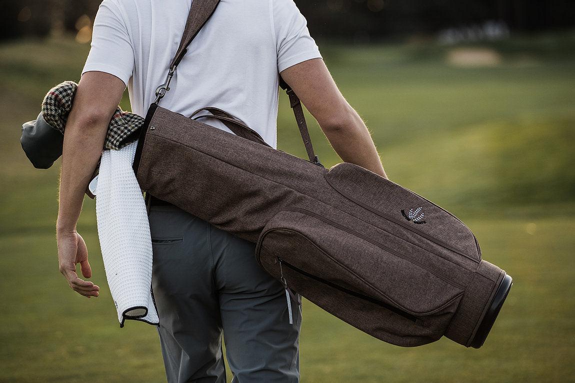 JONES PLAYERS SERIES - HEATHER/BROWN Pacific Golf Warehouse Jones Golf __label: NEW, Carry Bags, Golf Bags, Jones