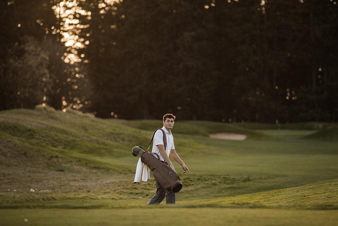 JONES PLAYERS SERIES - HEATHER/BROWN Pacific Golf Warehouse Jones Golf __label: NEW, Carry Bags, Golf Bags, Jones