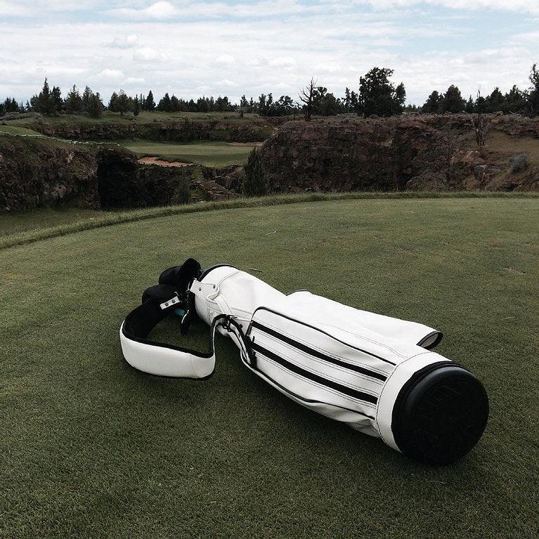 JONES ORIGINAL - SPECIAL EDITION - STRIPESHOW - WHT/WHT Pacific Golf Warehouse Jones Golf __label: NEW, Carry Bag, Golf Bag, Jones