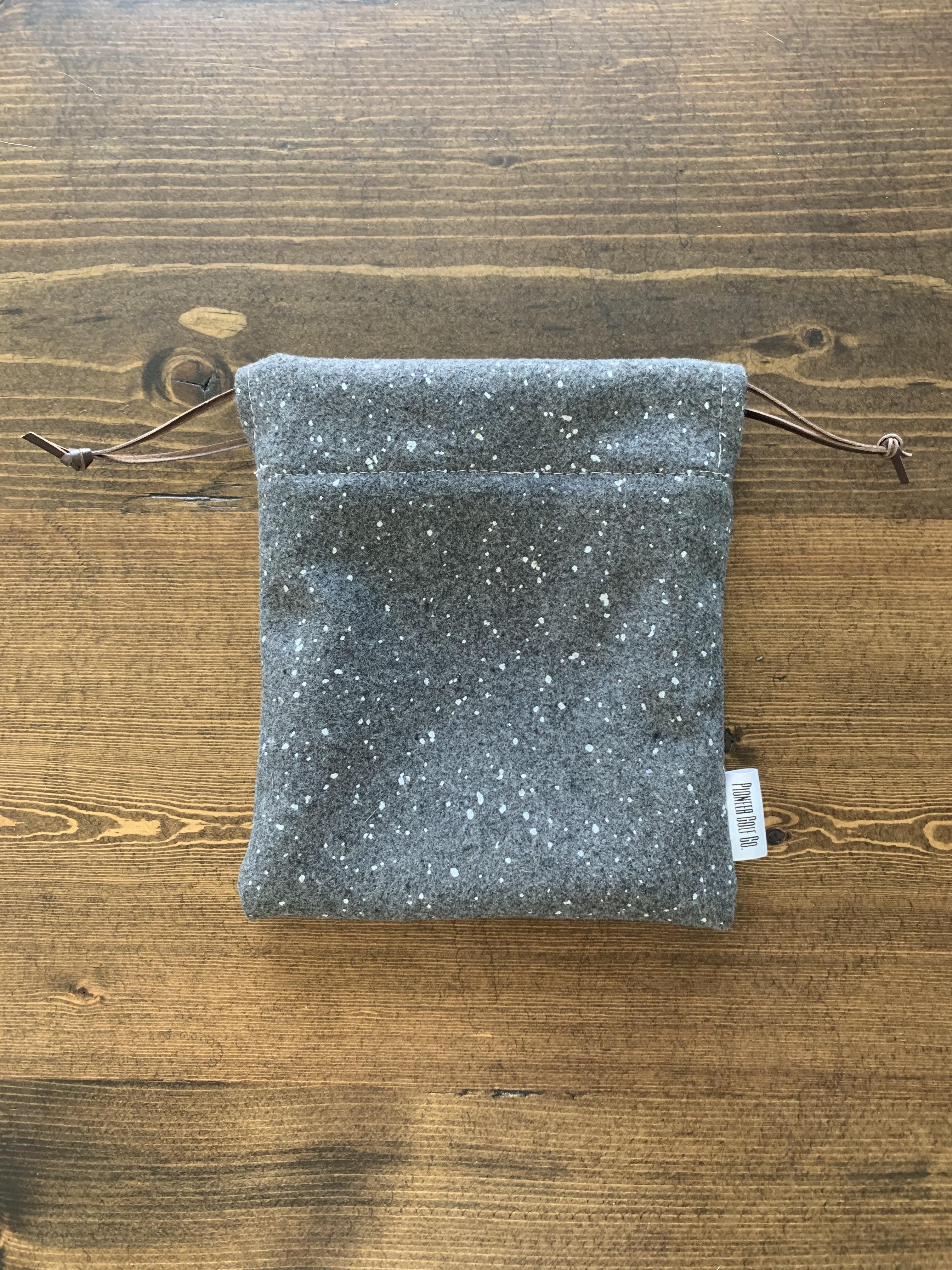 Grey Paint Splatter Valuable Pouch Pacific Golf Warehouse Pioneer Golf Co.