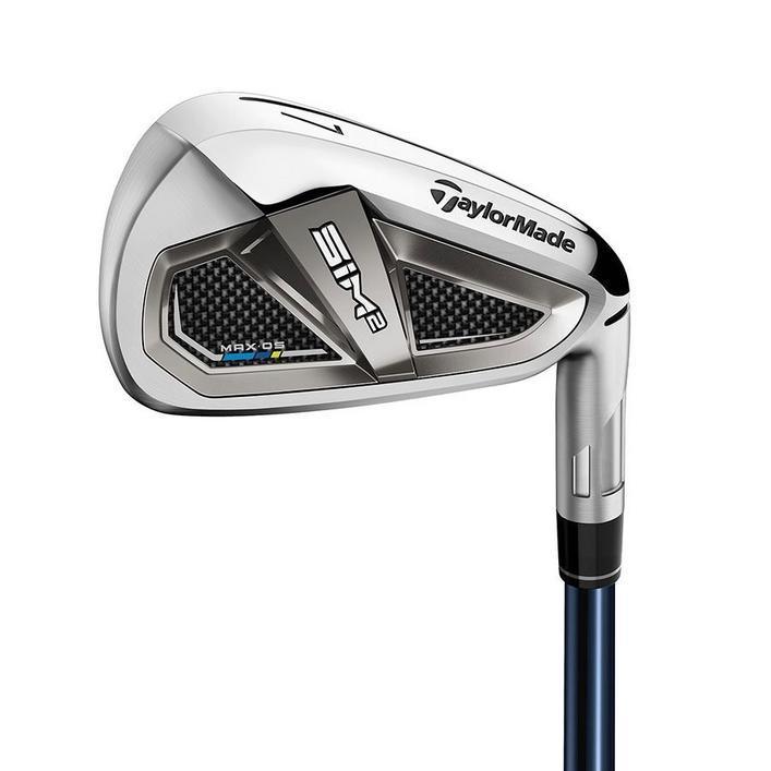 TaylorMade SIM 2 Max OS Iron Set with Steel Shafts