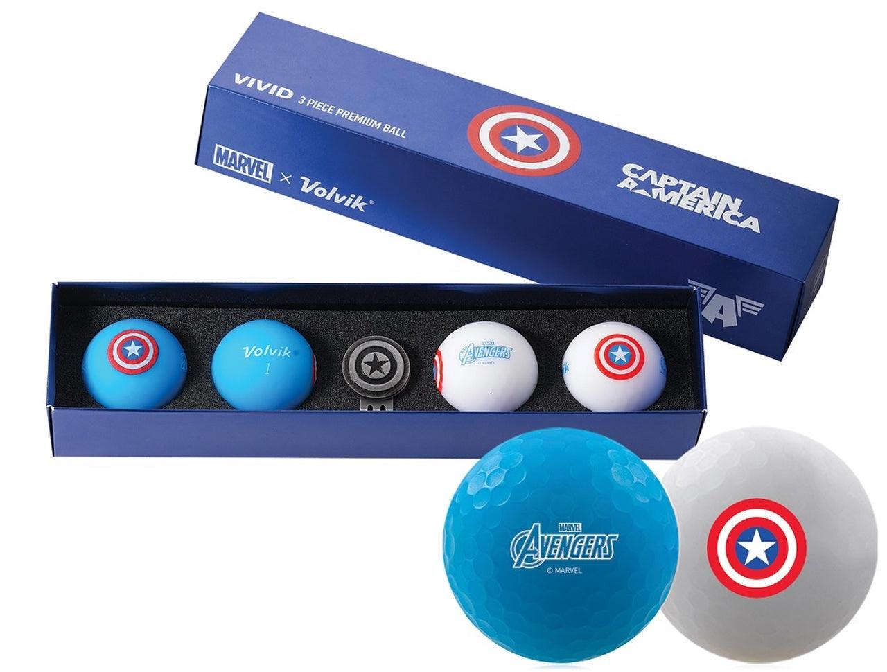 Marvel 4 Ball Gift Set Pacific Golf Warehouse Pacific Golf Warehouse Volvik Colored Golf Balls