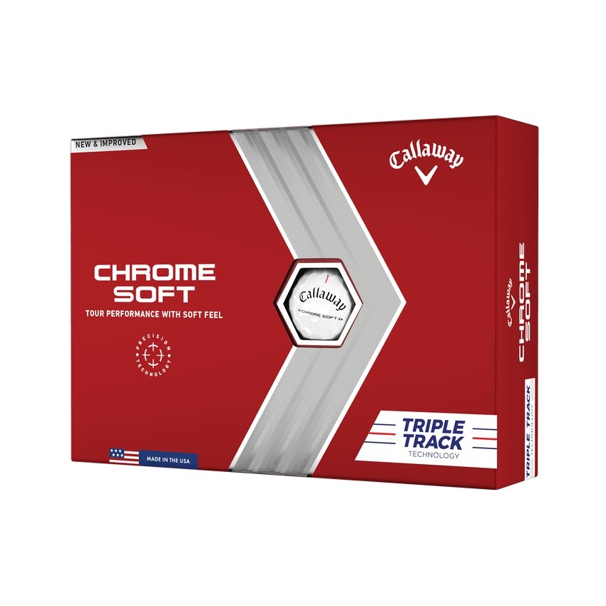 Callaway Chrome Soft 22 Triple Track Golf Ball - Niagara Golf Warehouse CALLAWAY GOLF BALLS