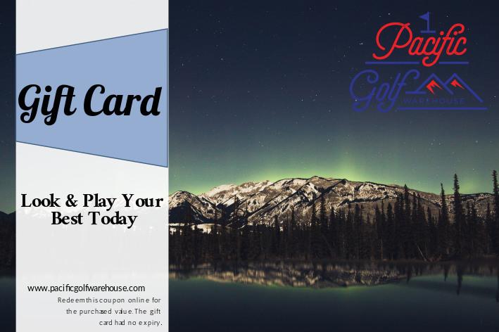 Gift Cards Pacific Golf Warehouse Pacificgolfwarehouse gift card