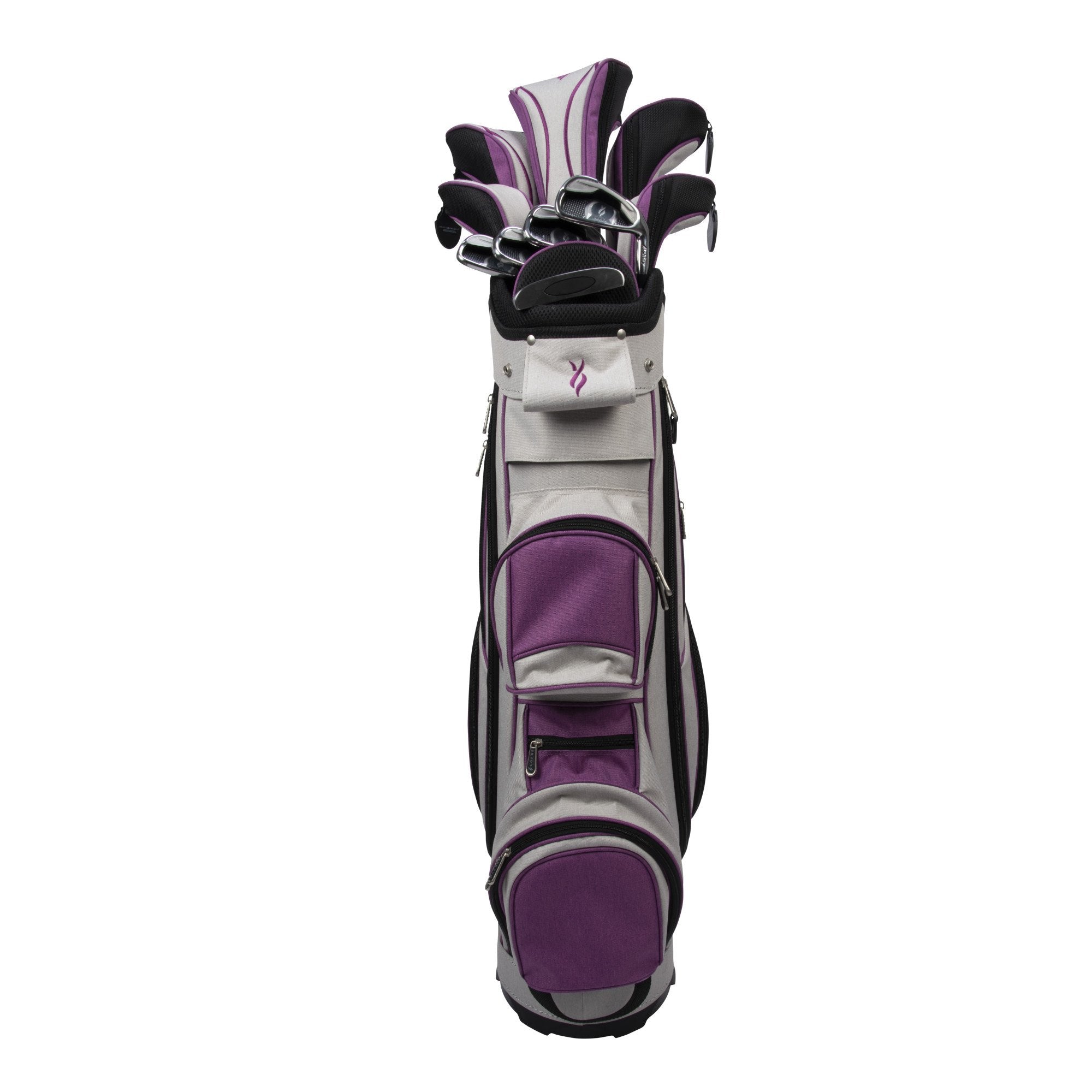 Nancy Lopez Golf Ashley Heather Package Set Grey/Purple (Left Hand) Pacific Golf Warehouse Nancy Lopez Golf nancylopezgolf, Package Sets
