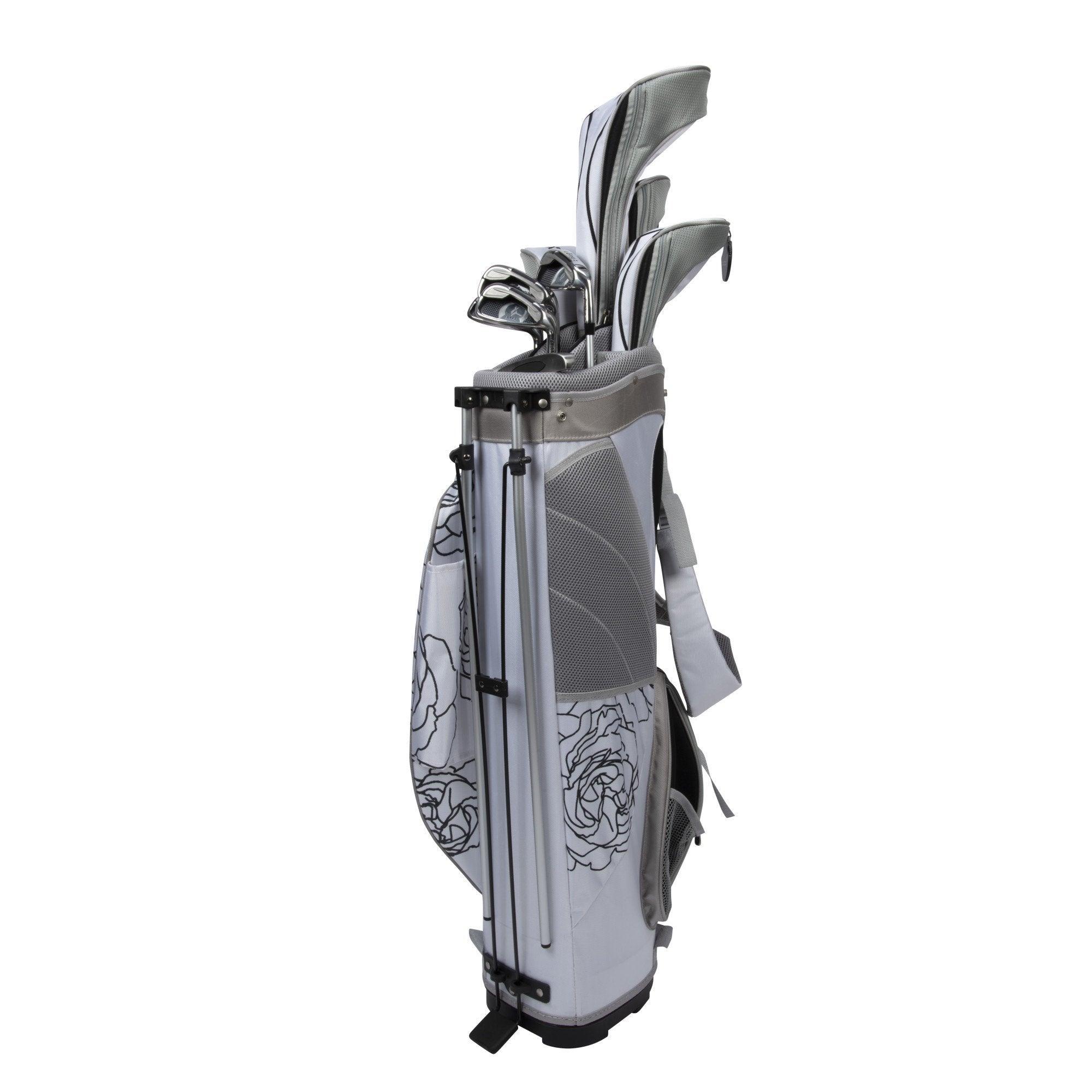 Nancy Lopez Ashley Stand Bag Package Set black/white Pacific Golf Warehouse Nancy Lopez Golf __label: NEW, nancylopezgolf, Package Sets, womens