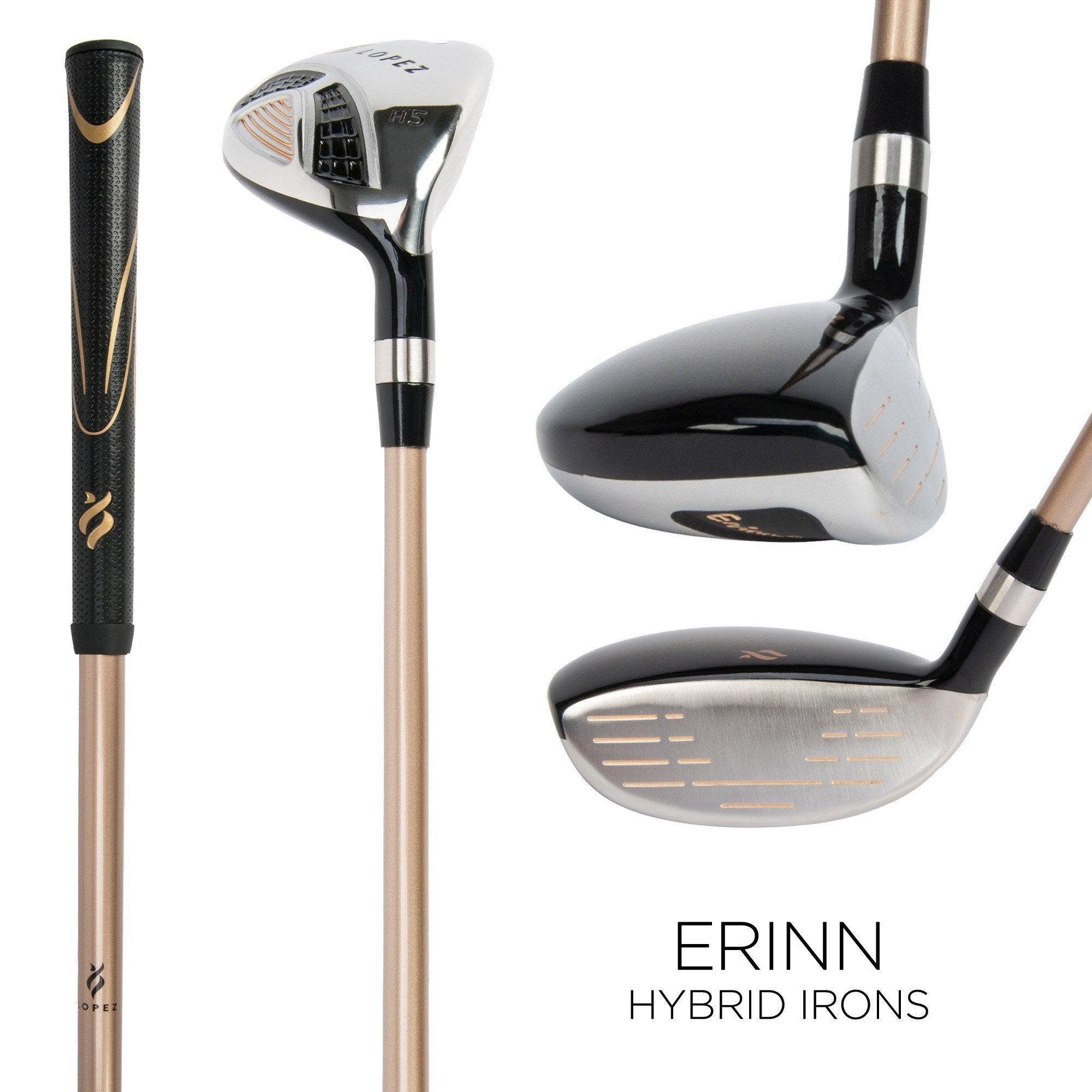 Nancy Lopez Erinn Hybrid Iron Pacific Golf Warehouse Nancy Lopez golf Hybrid, Nancy Lopez Erinn Hybrid Iron, nancylopezgolf, Single Clubs, Womens