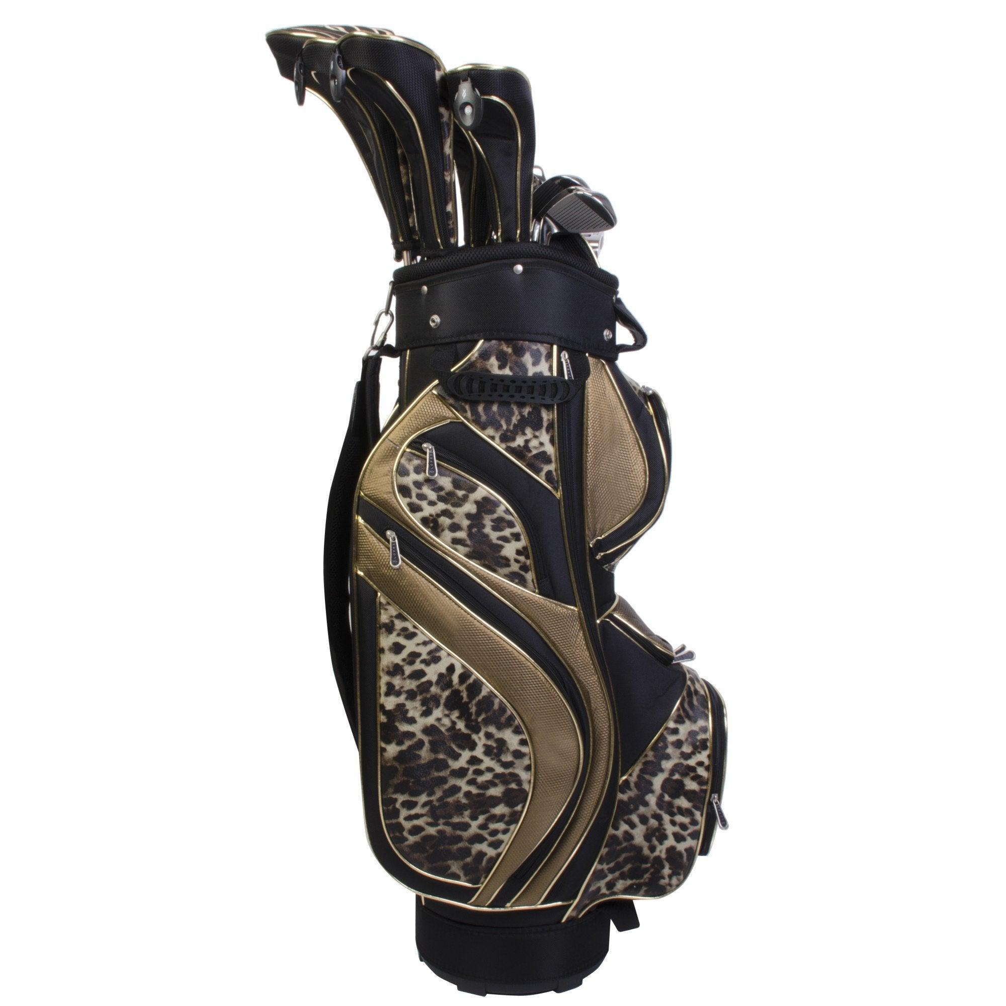 Nancy Lopez Zenith Package Set Bronze Leopard (Right Hand) Pacific Golf Warehouse Nancy Lopez Golf nancylopezgolf, Package Sets, womens