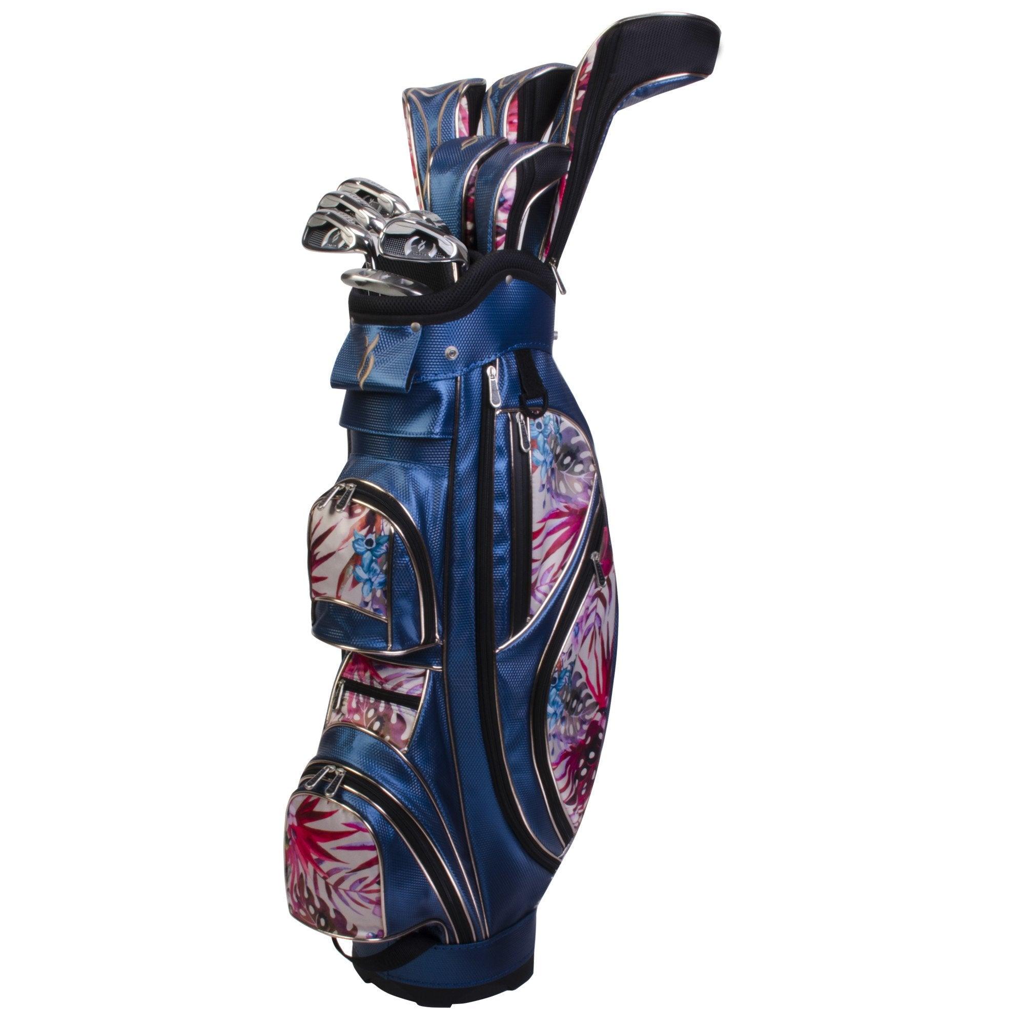 Nancy Lopez Ashley Package Set Blue Floral (Right Hand) Pacific Golf Warehouse nancylopez ladies, nancylopezgolf, Package Sets, womens