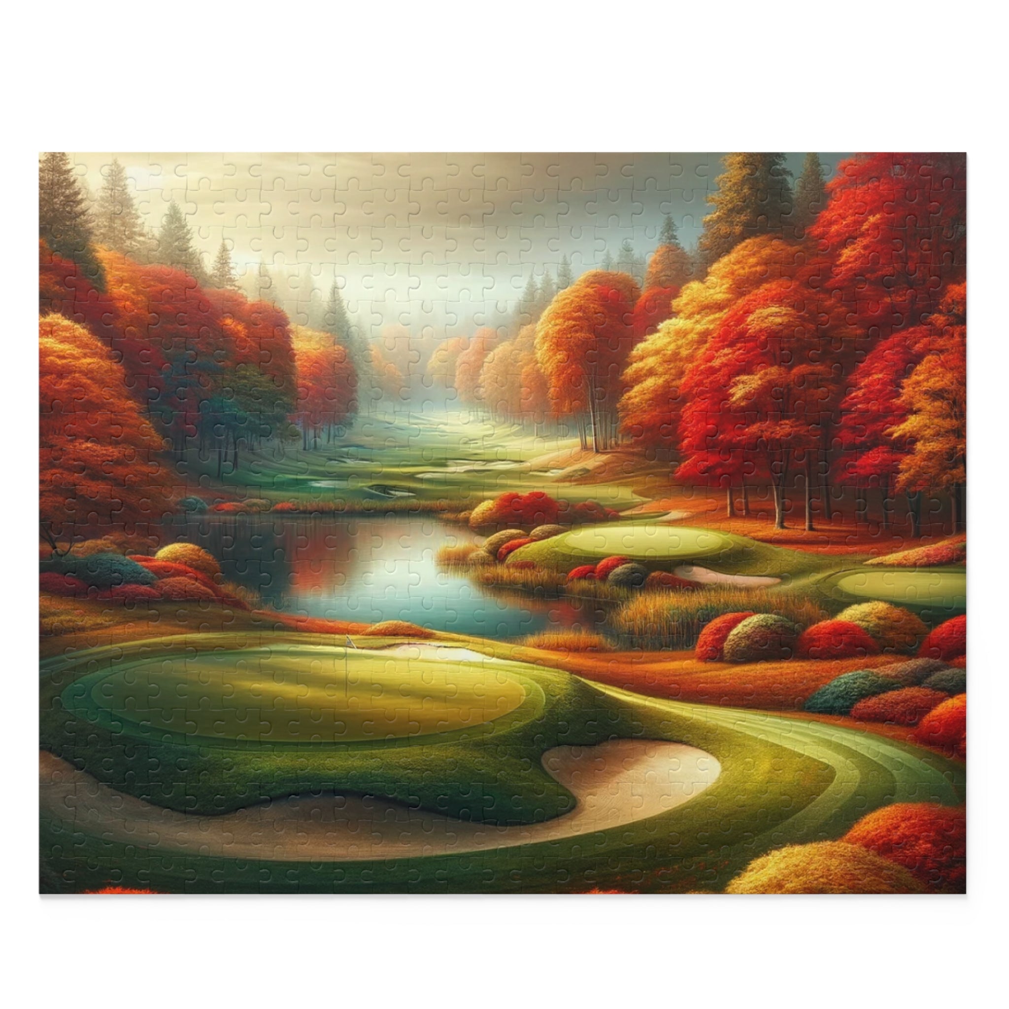 FALL Golf Puzzle (120, 252, 500-Piece)