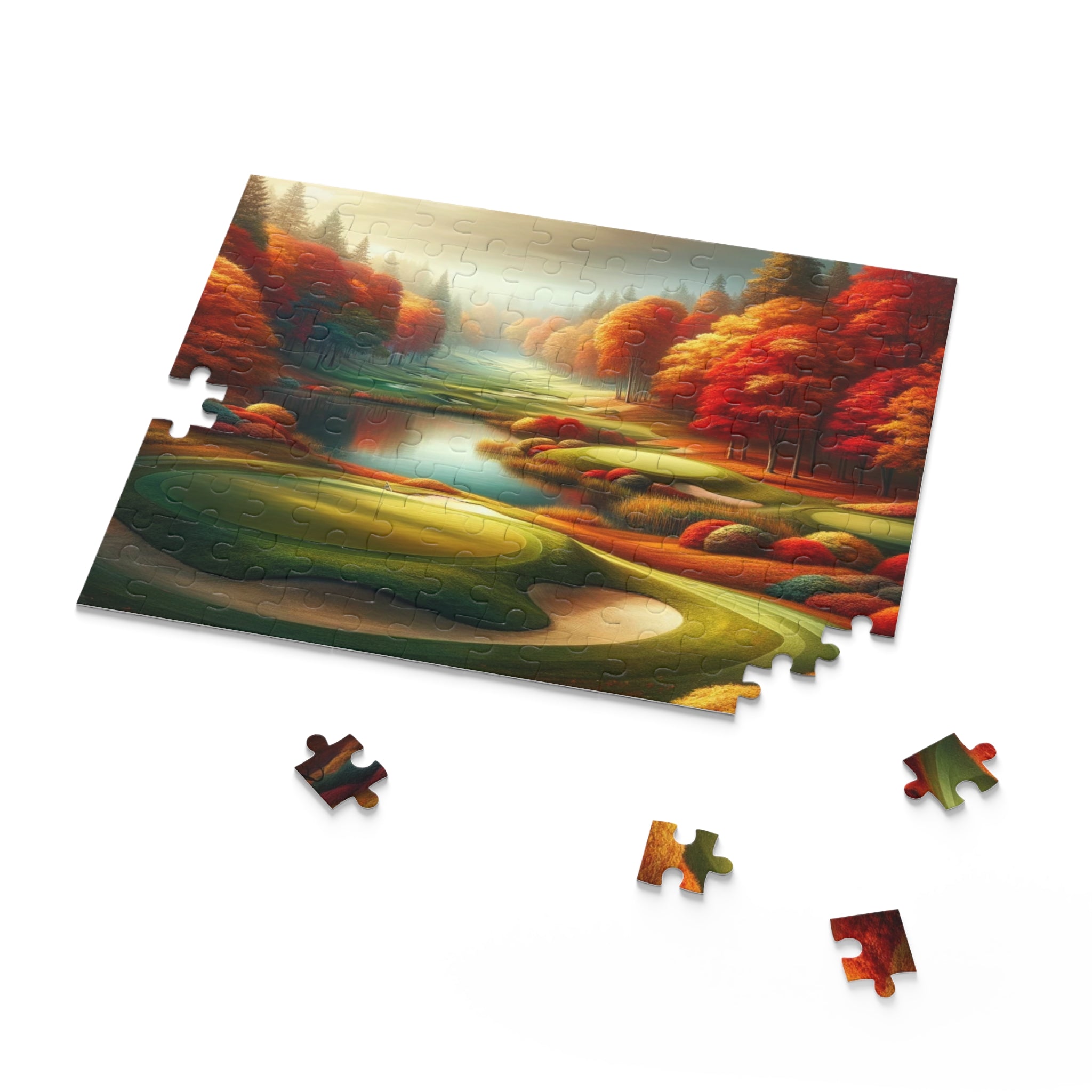 FALL Golf Puzzle (120, 252, 500-Piece)