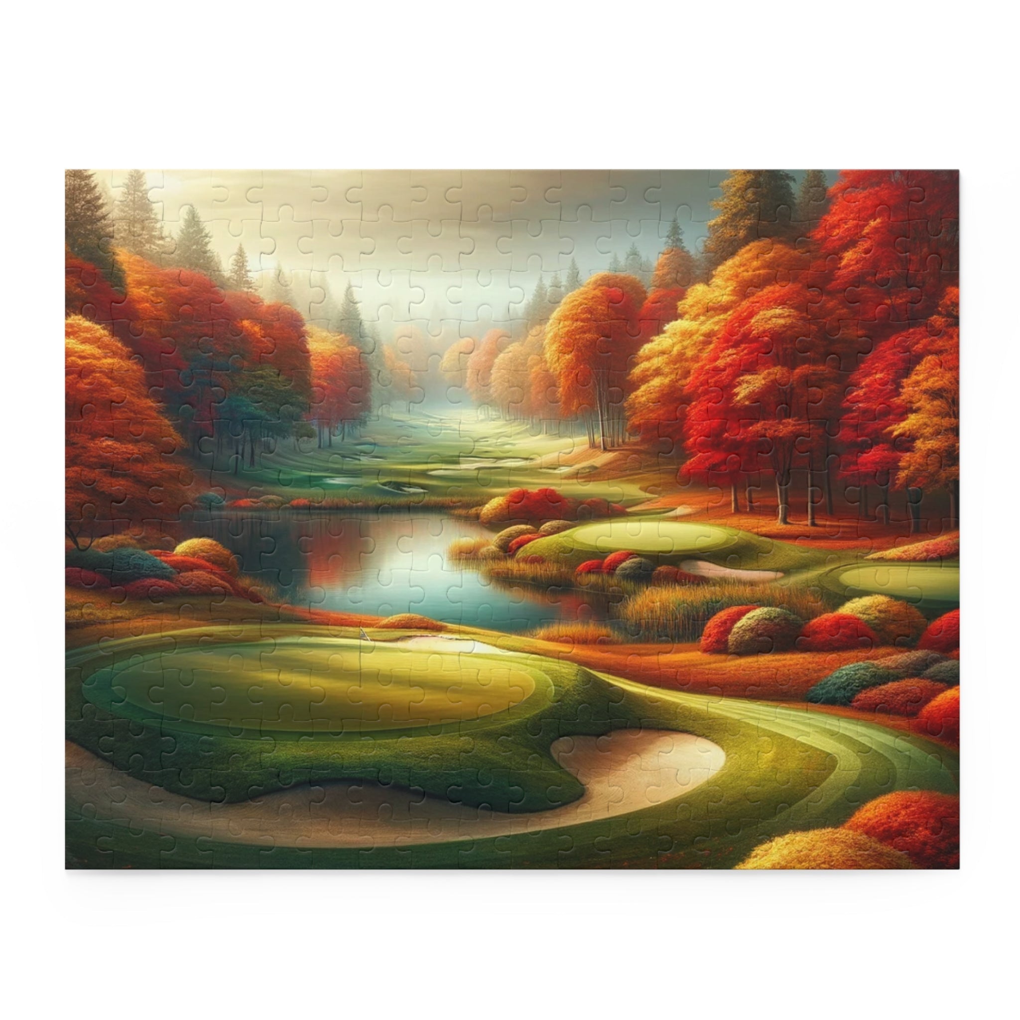 FALL Golf Puzzle (120, 252, 500-Piece)