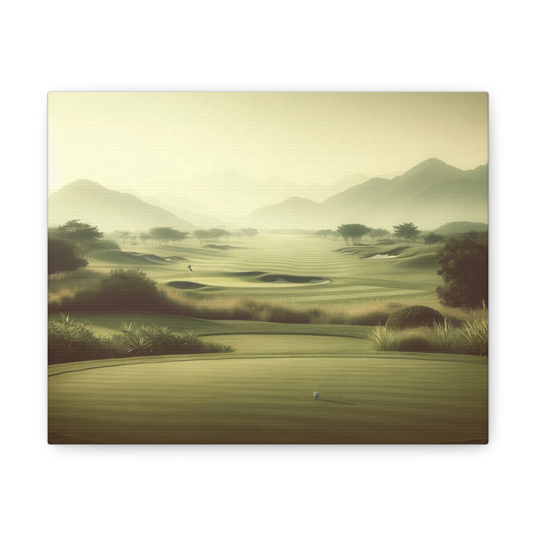 GOLF HOLE Canvas Gallery Wrap