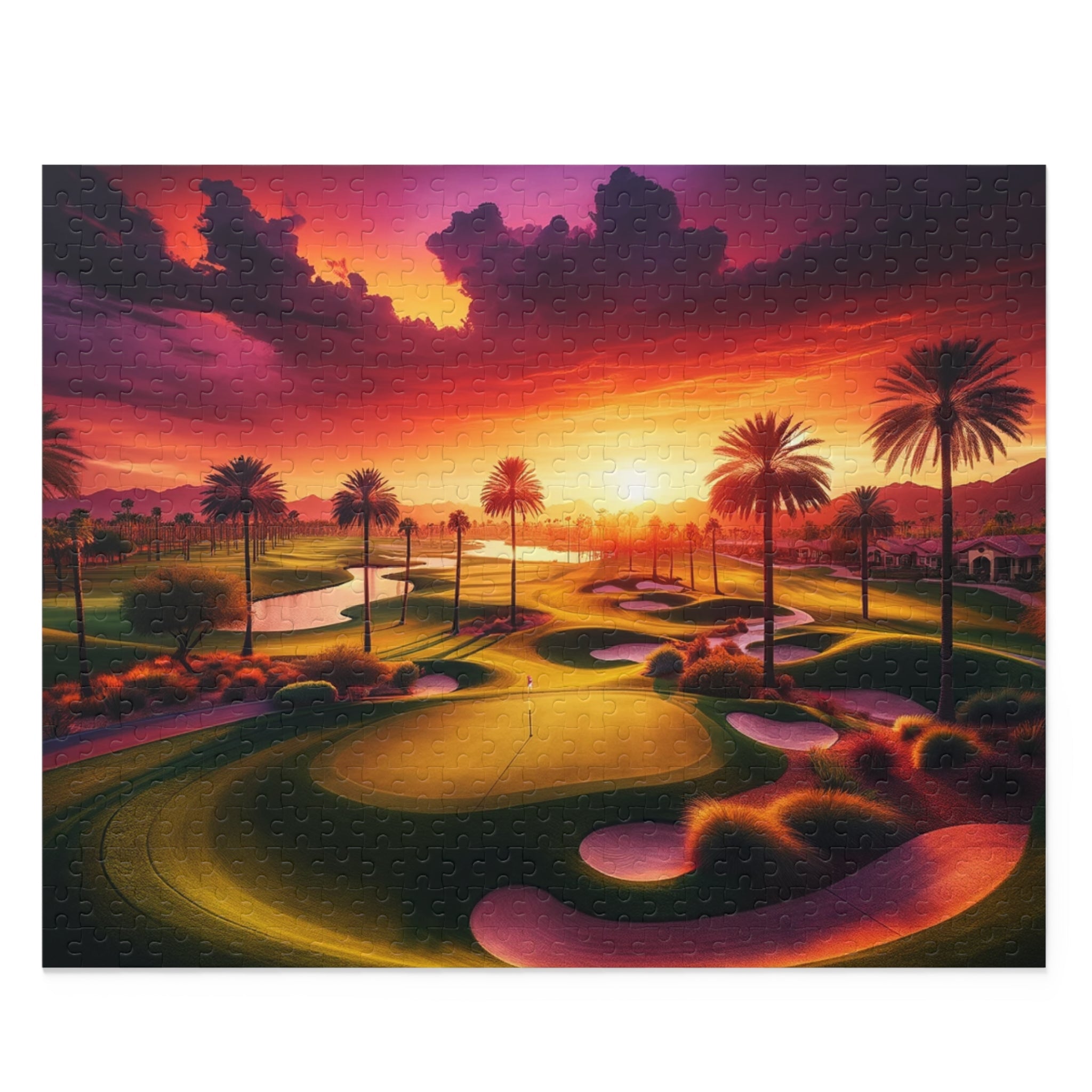 Palm Golf Puzzle (120, 252, 500-Piece)