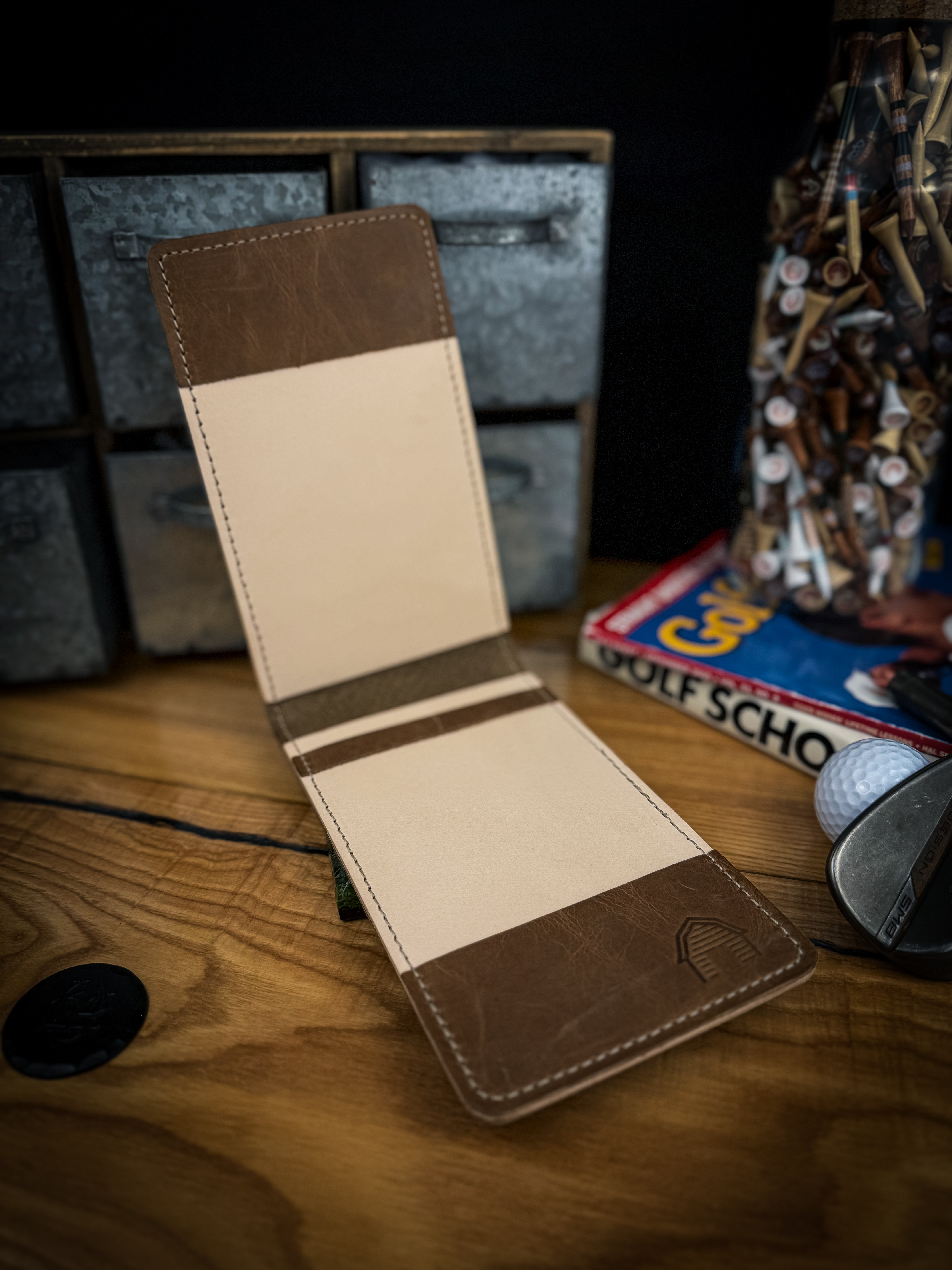 Delux Leather Yardage Book