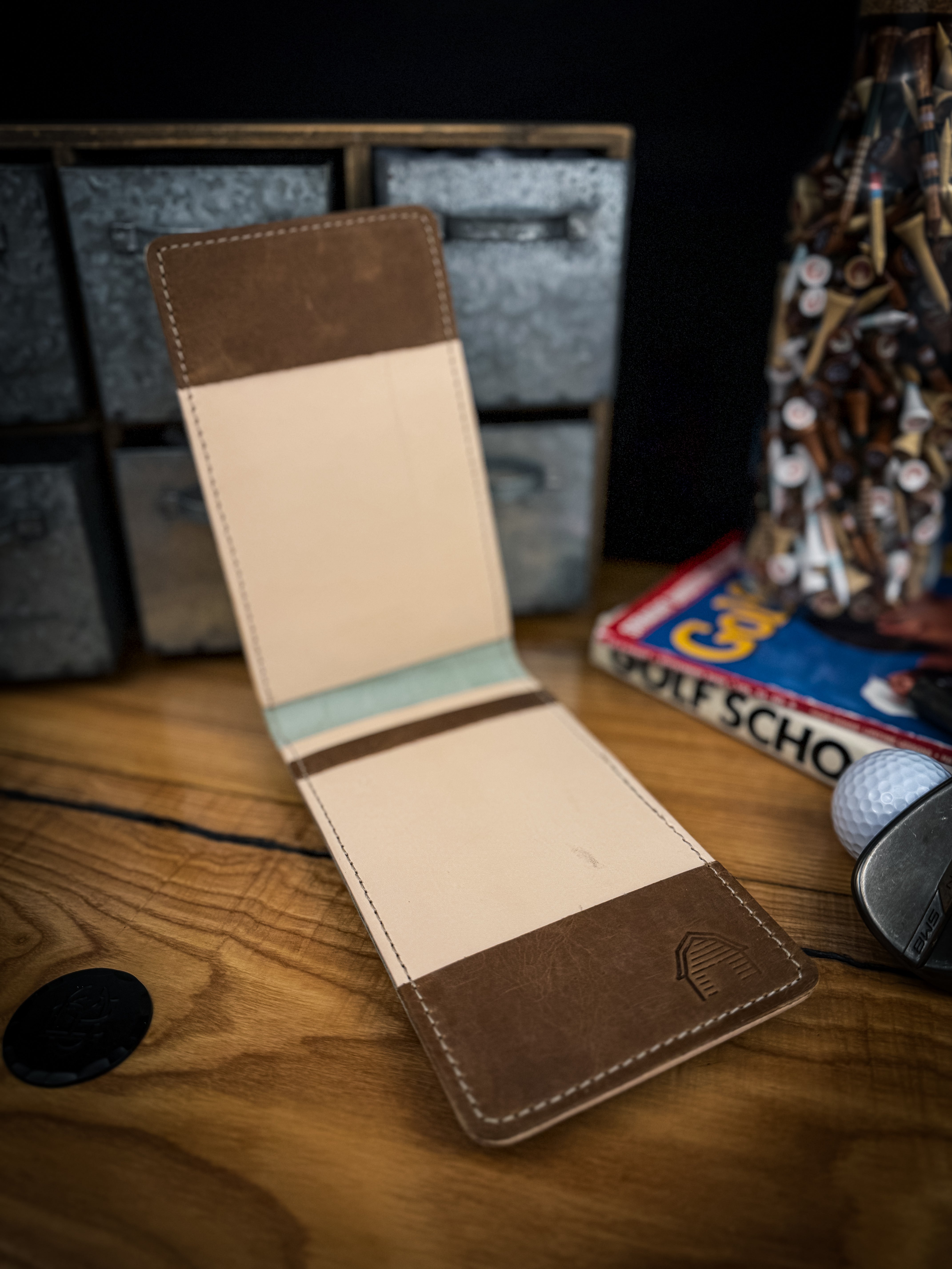 Delux Leather Yardage Book