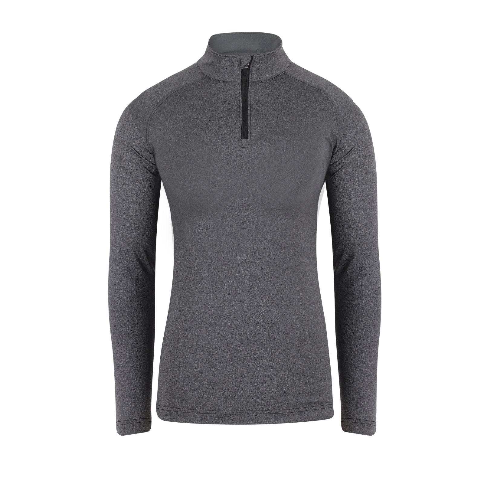 Women's Etiquette Quarter Zip - Heather Charcoal