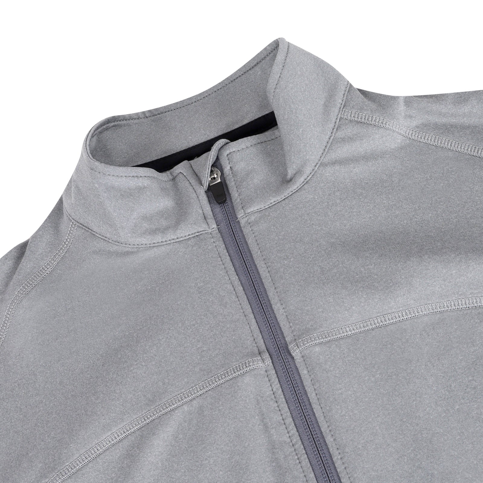 Women's Etiquette Full Zip - Heather Grey