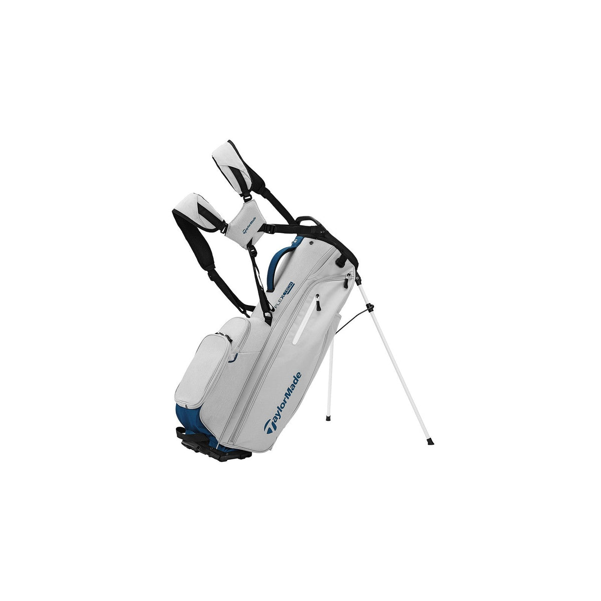 TaylorMade FlexTech Stand Bag - Silver/Navy
