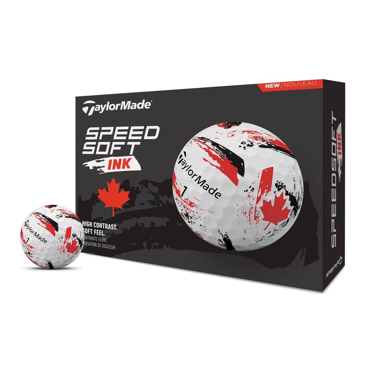 Taylormade SpeedSoft Ink Canada Golf Balls